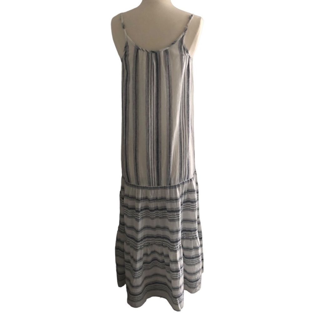 Beach Lunch Lounge Stripe Spaghetti Stripe Maxi Dress Size XS - Picture 4 of 6